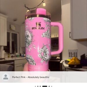 Stanley Perfect Pink Floral Travel Mug